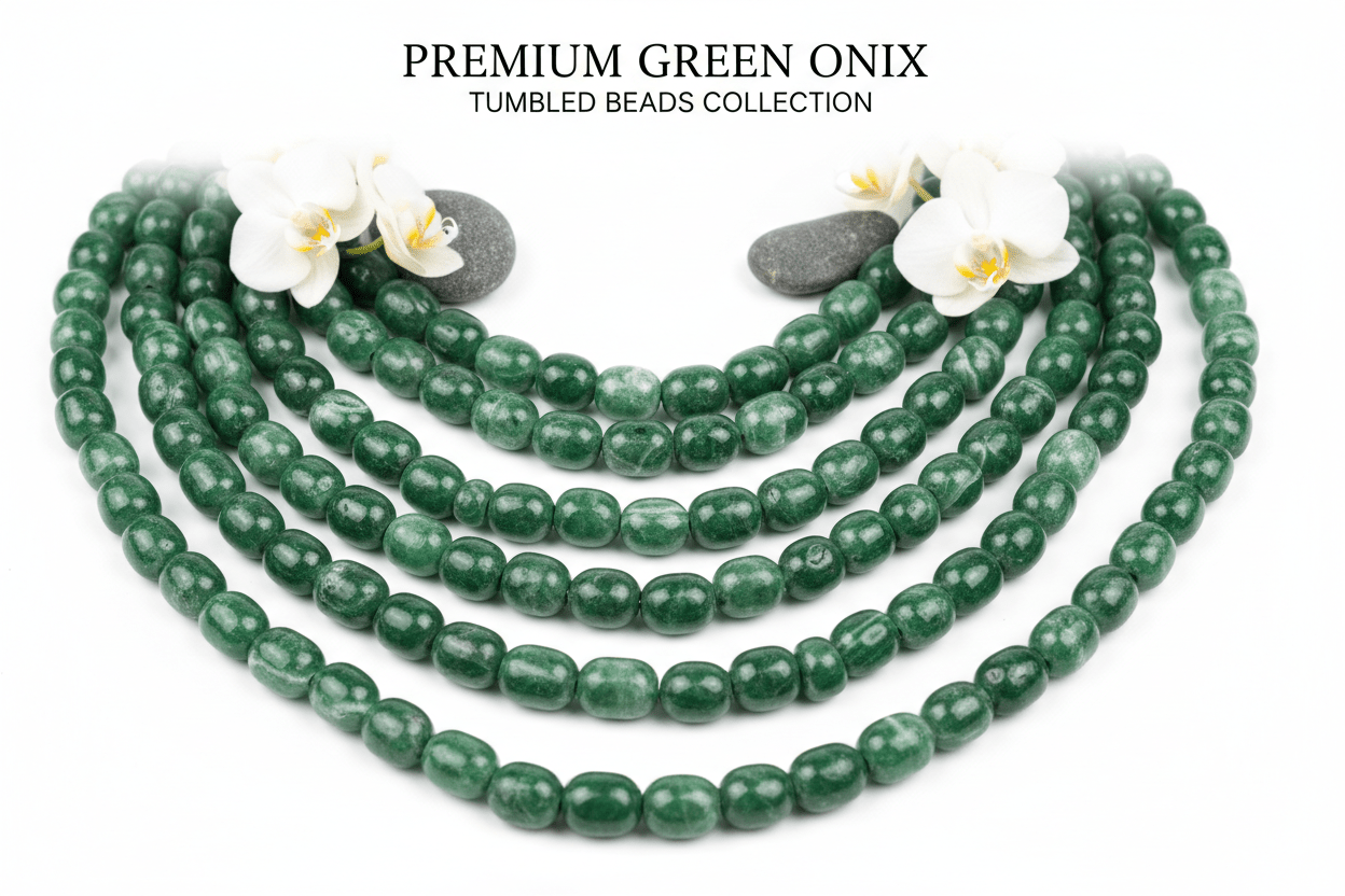 Green Onyx (Creativity) - Jaishobha Gems