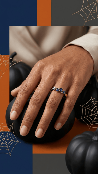 Multi-Stone Blue Sapphire Cluster Ring - Gemsterling